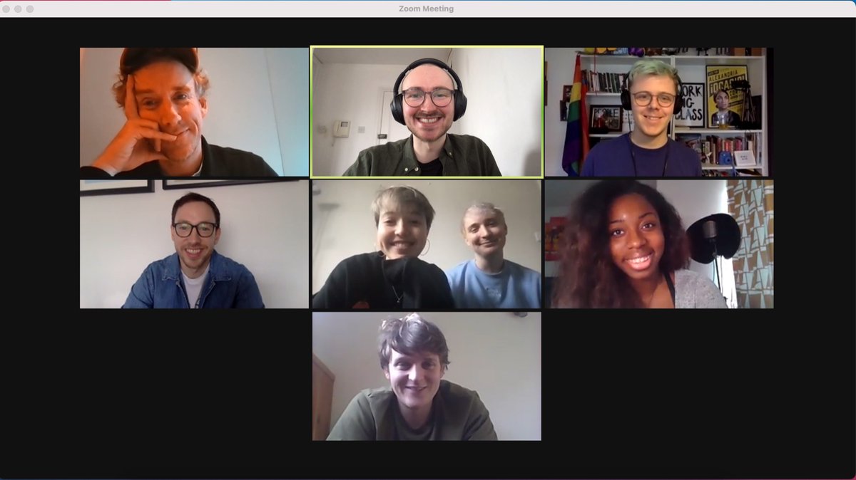 Look at those lovely faces! 🤩

Here's our Starting Blocks 2021 cohort meeting for the first time in 2021 💻

Find out more about them and the cool projects they're developing ⬇️
cptheatre.co.uk/starting-block…