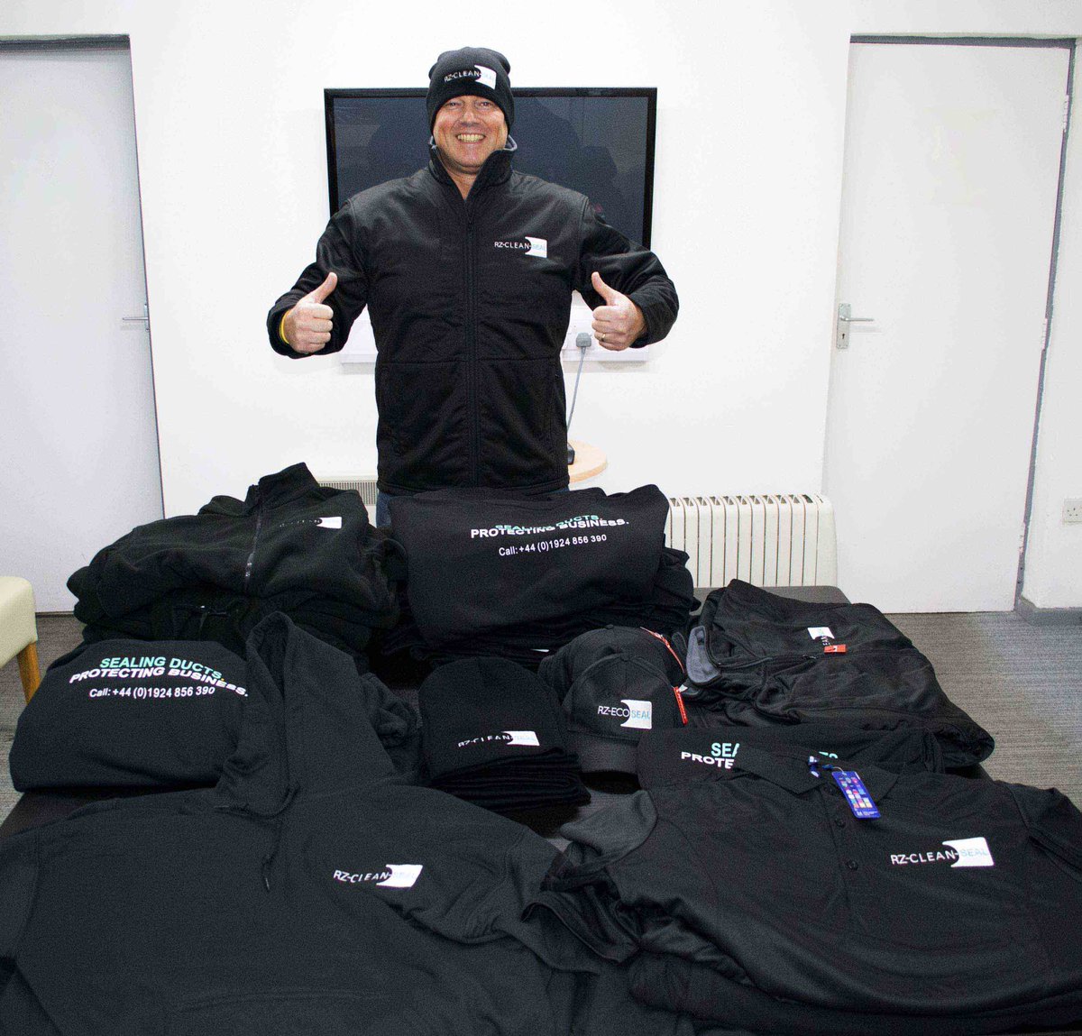 RzSeal's tweet photo. Our uniforms have arrived!

We are so pleased with the response to RZ-Clean-Seal and we look forward to what the rest of 2021 will bring!

Seal your ducts and protect your business!

#hvac #ductwork #branding #uniform #new #design #cleaning #sealing #maintaining https://t.co/LGej0GvMJg
