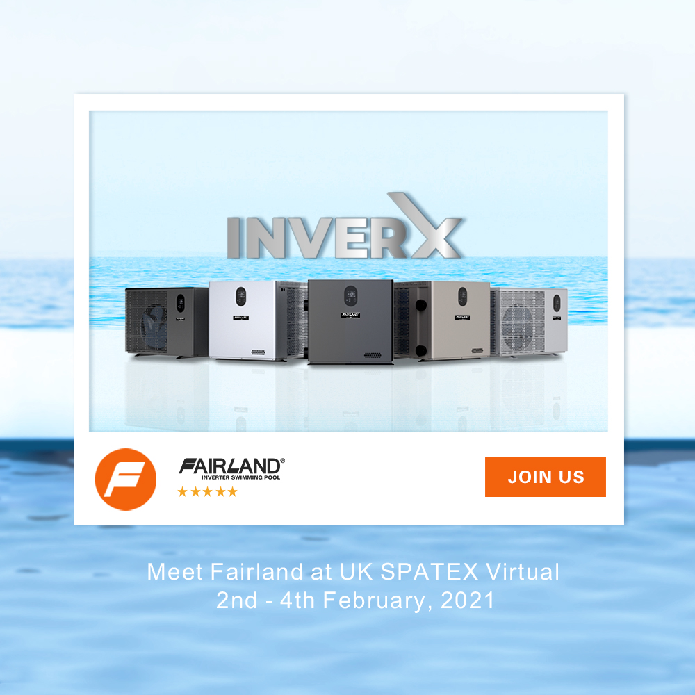 Fairlandchina's tweet photo. #Fairland is preparing to join the @SPATEX_show #SPATEX Virtual! At the event, we will show you our latest product #INVERX with revolutionary #TurboSilence Inverter tech and the 1st Full-inverter dehumidifiers in the world. Join us on this excited online journey. #SPATEXVirtual https://t.co/i8h0sbl3qz