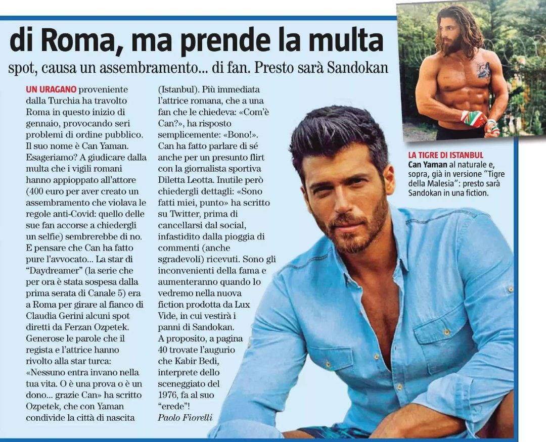 TV Sorrisi e Canzoni 🇮🇹

#CanYaman #AllaDeCecco #FerzanÖzpetek