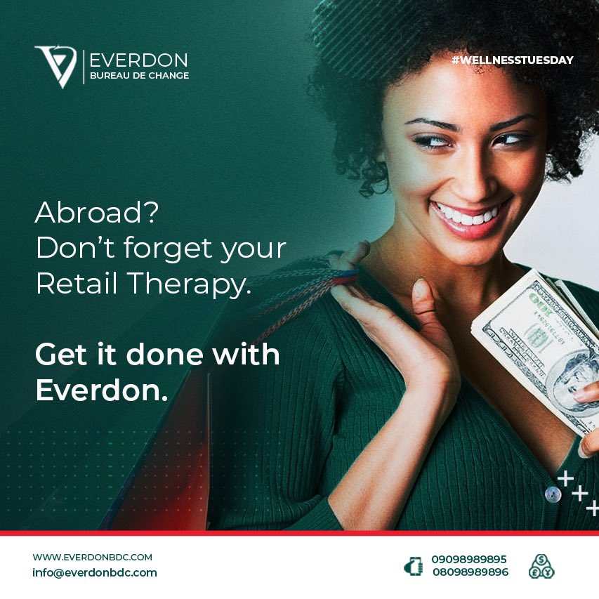 EverdonBDC's tweet photo. Never underestimate the power of retail therapy.
It’s been known to relax your nerves. 🙂
#everdon #travel #retailtherapy https://t.co/DRkf6eCB1G