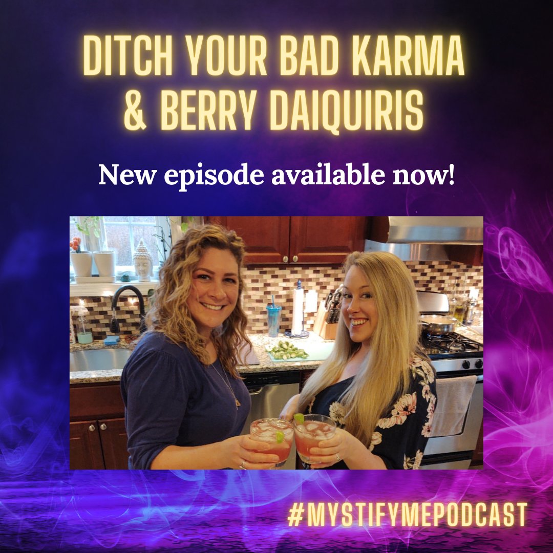 MystifyPodcast's tweet photo. Is your karma out to get ya?!? Feel like you’re stuck, stagnant, or just burning calories on the karmic hamster wheel? Are we all just waiting around for karma to slap us into next Tuesday, or or can we actually change the karma that’s coming our way? New episode released today! https://t.co/p4xVBwsclC