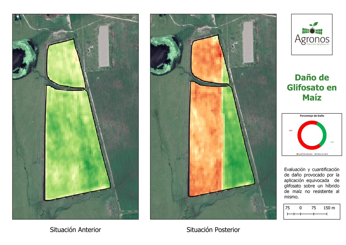 Agronos_sa's tweet photo. Shit happends como dicen los estadounidenses o para no sonar tan grosero, “Los accidentes ocurren”. 
#Agronos #Maiz #glifosato #agtech #monitoreo #daño #seguroagricola https://t.co/uRiSDk1jYw