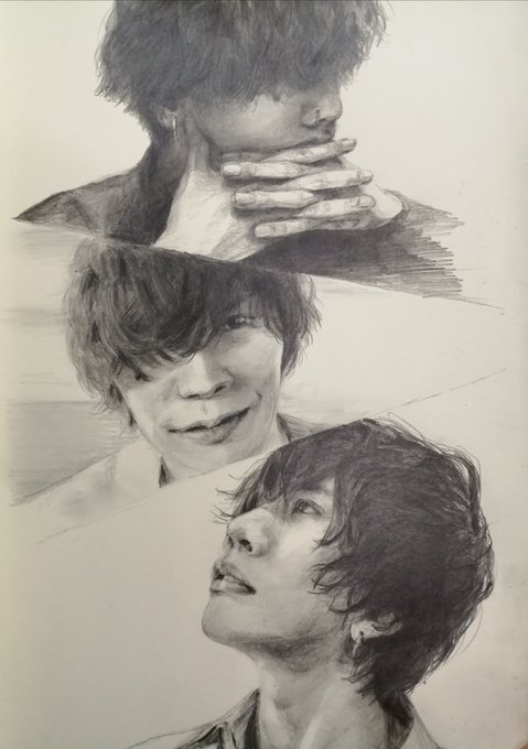 米津玄師(高画質)のTwitterイラスト検索結果(古い順)。