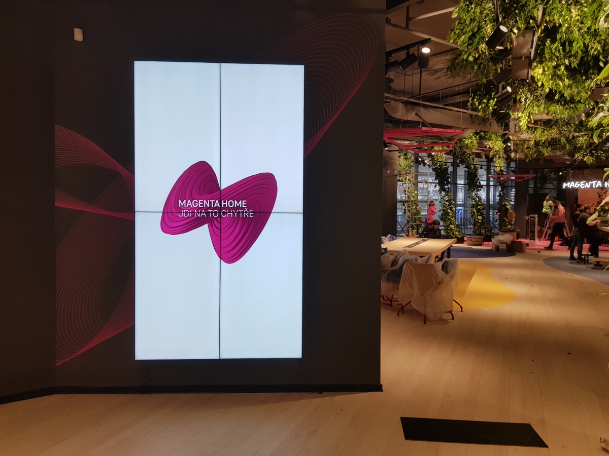 📣 Very excited to announce that we finished a major project for the Magenta Experience Center (T-Mobile) in Prague, Czech Republic. More info about our process coming soon 🛠

#DigitalSignage #Showroom #IoT #Software #SoftwareArchitecture #Hardware #UIUX