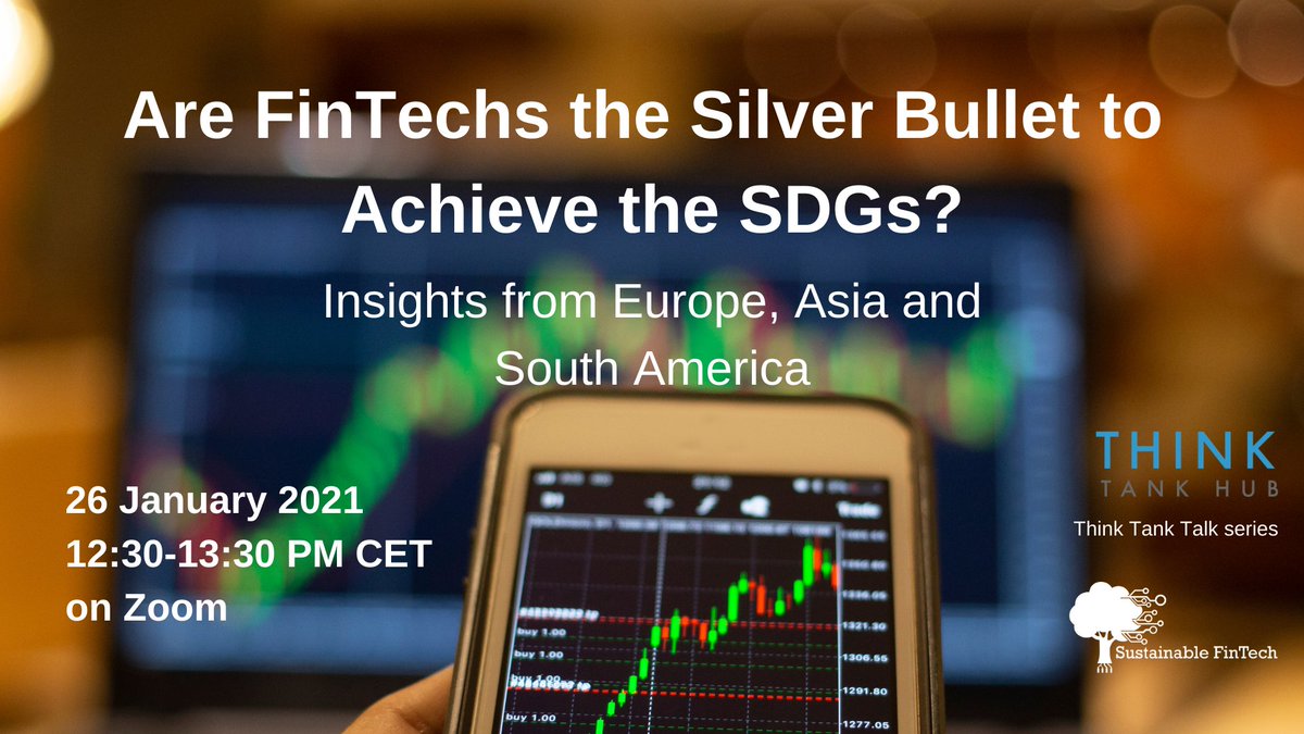 foraus's tweet photo. How do #FinTechs contribute to financing the #SDGs and the implementation of the Paris Agreement?
Find out more about these financial technologies from different perspectives during our next #ThinkTankTalk online.
More info and registration here ⬇
https://t.co/yN0mxrPgaU https://t.co/cGsLBUSIrQ
