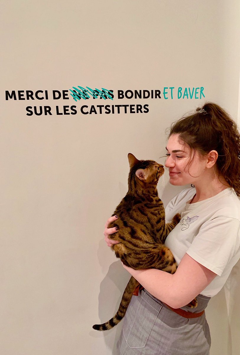 ARISTIDEhotel's tweet photo. Dans le (non) respect des gestes barrières 😽💕🙋🏻‍♀️ 

Feat. Chatran et Lara de la #miaouteamdechoc

ℹ️👩🏼‍🎨 signalétique by Ham and Juice https://t.co/103u3knbKU