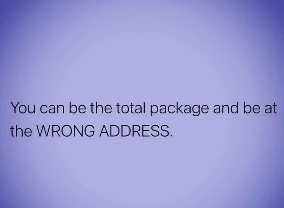 Ladies and Gents, it's time for us to stop being delivery men and women and dropping ourselves off to people who are not ready or equipped to unwrap up properly. God is the GPS, not us 😉 #HealANYWAY #TuesdayGem #Properdelivery