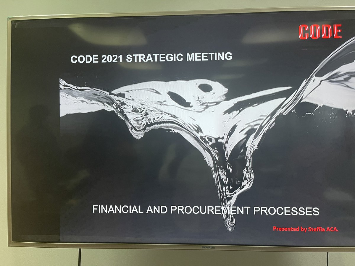 HamzyCODE's tweet photo. Now we discuss finance, procurement and internal controls by @Evansteff https://t.co/1w3EVoZCKV