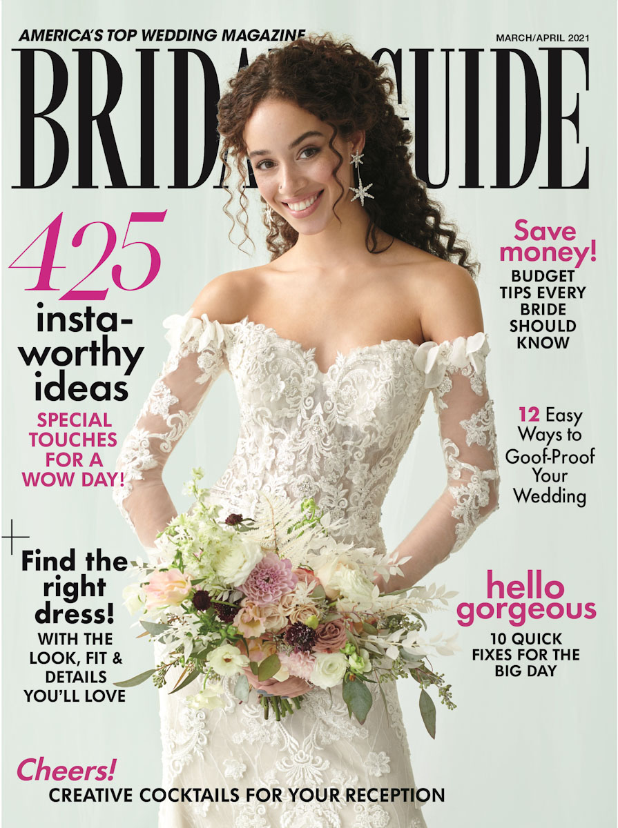 bridalguidemag's tweet photo. Our March/April issue hits newsstands today! Get a sneak peek at what's inside: https://t.co/fHwRo9n5x5 https://t.co/HDIenkhHsu