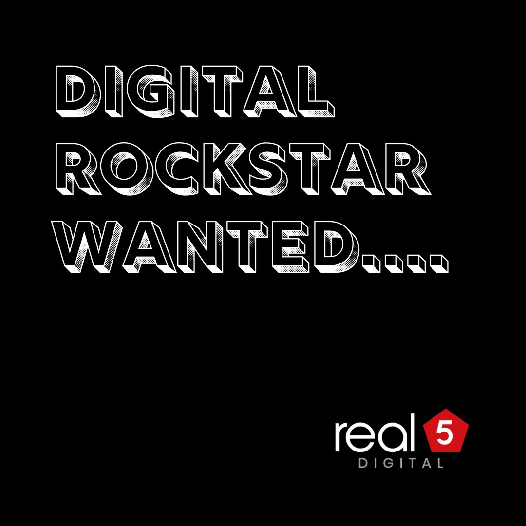 We're #Hiring: Are you a creative, forward-thinking, &amp; energetic #Digital Marketeer who can help support, grow, and positively impact our marketing team at @real5digital?

real5digital.com/were-looking-f…

#warrington #digitalmarketing #socialmedia #digitalmarketingcareer #digitalrockstar