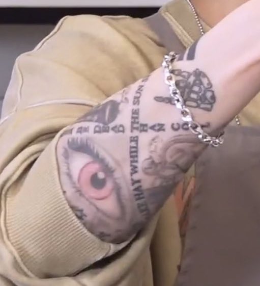 The surprising revelation of Jungkooks giant eye tattoo  YAAY KPOP