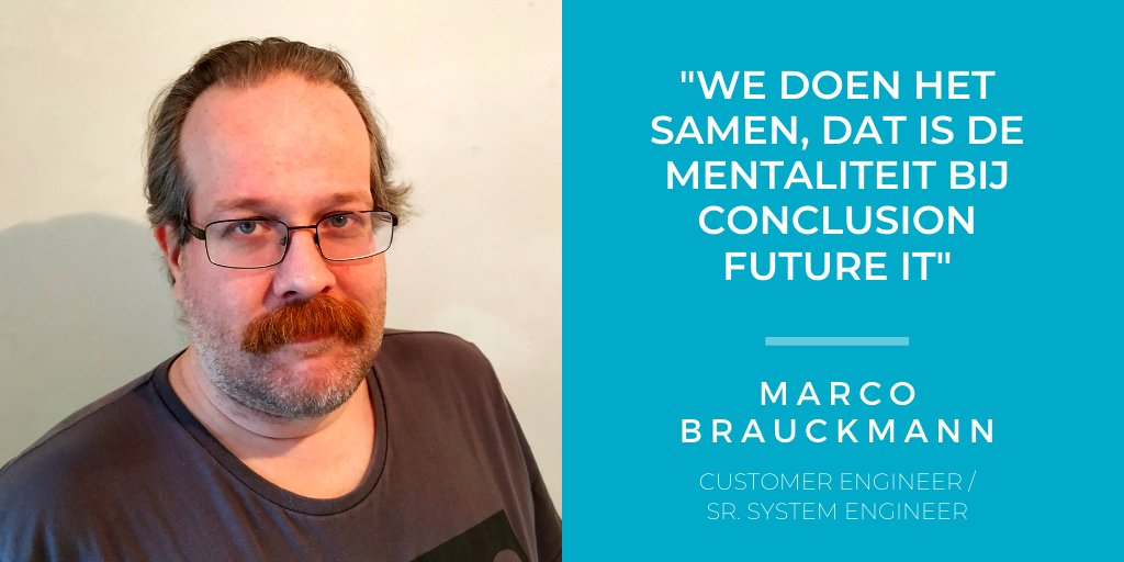 Maak kennis met Marco Brauckmann, Customer engineer/Sr. System engineer in ons onboarding team.  "Wat mijn werk net even anders maakt? Ik ben geen full-time beheerder, maar houd me ook bezig met processen en de klant." Lees zijn blog👉 bit.ly/39J6FZi