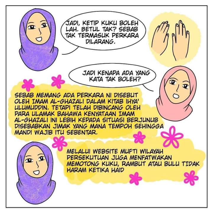 ʕ ᴥ ʔ در توییتر Apa Yang Boleh Buat Dan Tak Boleh Buat Semasa Haid Kredit Dakwahsiber Official