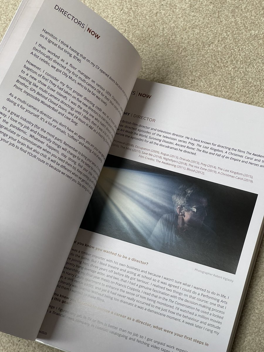 directors_now's tweet photo. Nice to see people have created hard copies of #DirectorsNow by downloading the book for free at https://t.co/MgruxApunx soon to be updated with new directors. https://t.co/2t9EugY5o0