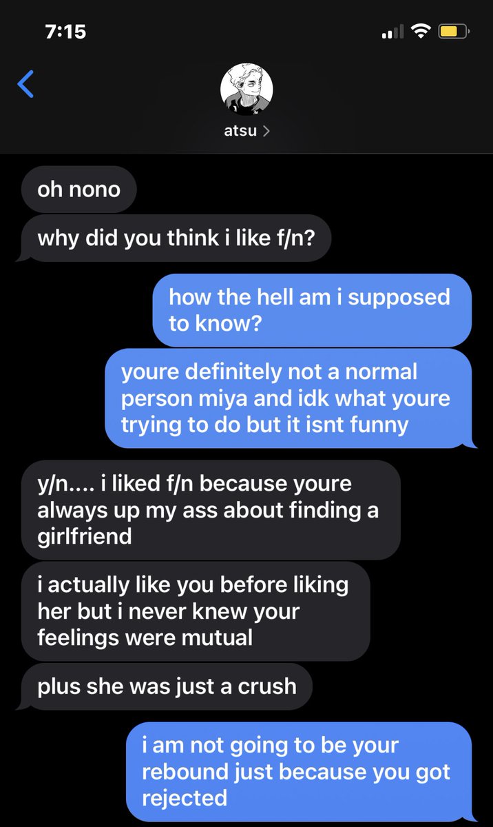 ⤨ atsumu ( good ending )