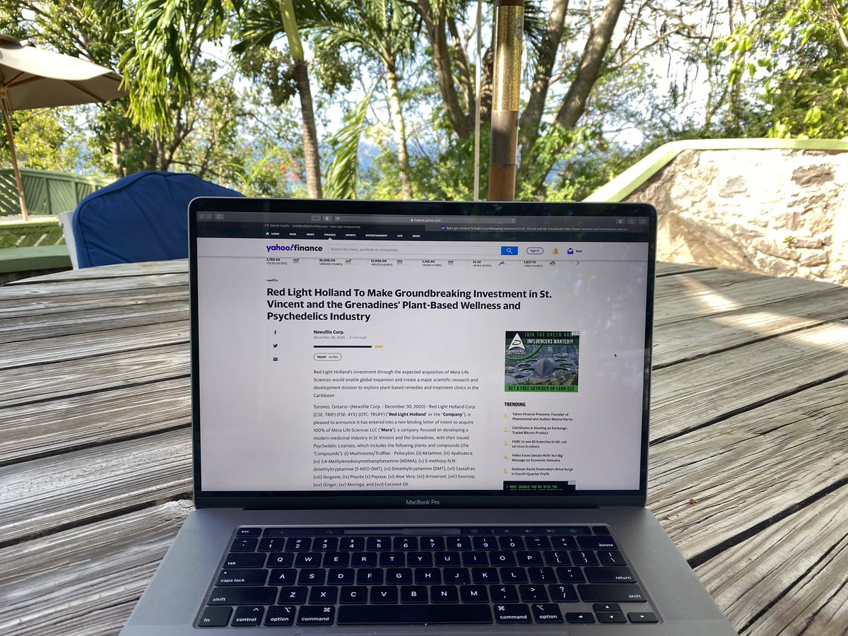 Saint Vincent &amp; the Grenadines has amazing high speed internet! 😅 

#Work &amp; #QuarantineLife 

finance.yahoo.com/news/red-light…

$TRIP <a href="/redlightholland/">Red Light Holland</a>