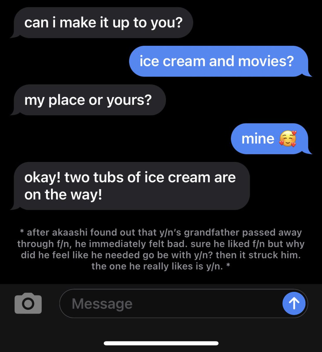 ⤨ akaashi ( good ending )