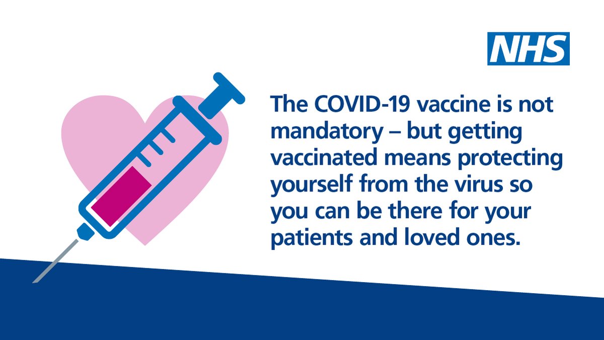 It is important colleagues from #BAME backgrounds get vaccinated. This will help reduce the disproportionate impact of COVID-19 on our BAME colleagues and communities. #ourNHSPeople #CovidVaccine