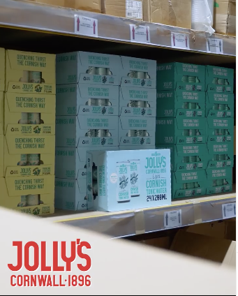 STILL OPEN: The warehouse team here at Jolly’s HQ in Saltash are still producing, packing and delivering orders of our delicious soft drinks! Guaranteed to brighten up your home or retail outlet! Visit our web shop to order our fridge ready, completely recyclable packs of drinks!
