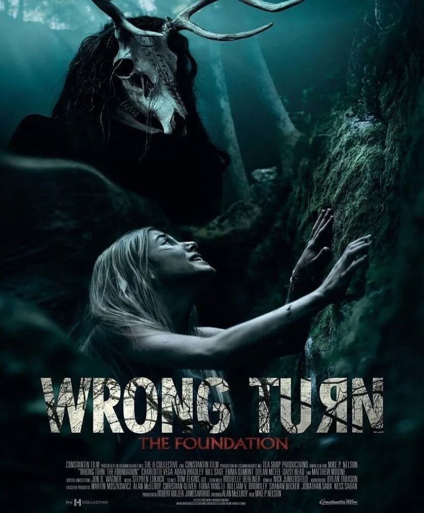 Pôster do reboot de Pânico na Floresta 

Sem previsão no Brasil

#PânicoNaFloresta #WrongTurn #WrongTurnTheFoundation #MikePNelson #CharlotteVega #MatthewModine #DamianMaffei #BillSage #EmmaDumont #ValerieJaneParker #ChaneyMorrow #DavidHutchinson #AlanBMcElroy