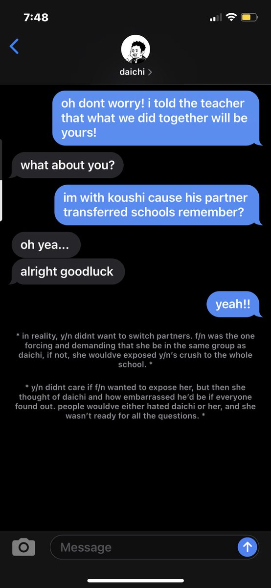 ⤨ daichi ( bad ending ) omg tyPO *on changing*