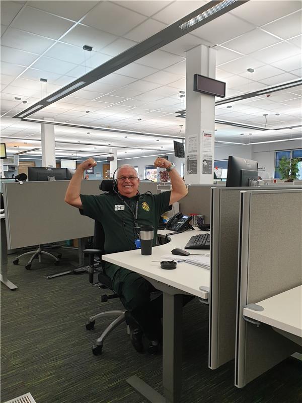 WelshAmbulance's tweet photo. It is with deep sadness that we announce the death of 'true gentleman' Paul Teesdale to Covid-19. Paul had a distinguished career @SWFireandRescue before joining our non-emergency service as a call handler. Our thoughts are with his family. Full tribute: https://t.co/r7uTNlLDGP https://t.co/u0uhXFJPdR