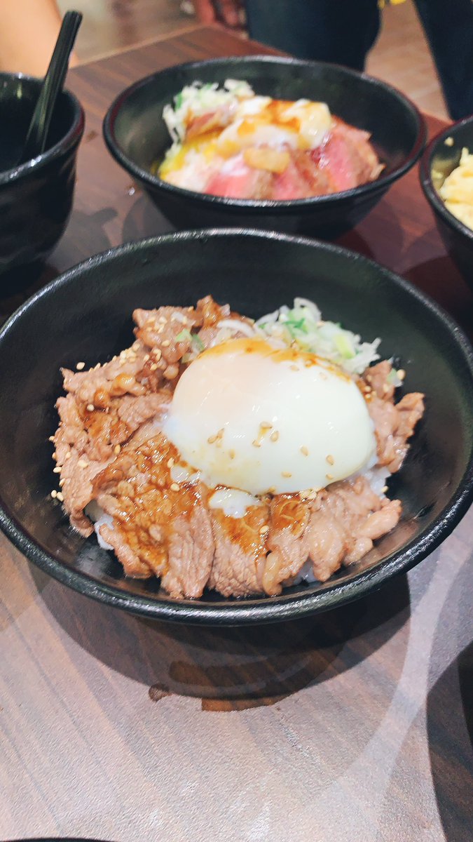 Teppei 夜ご飯 どんぶり ガッツリ飯 肉肉肉 和牛丼 Dinner Wagyubeef