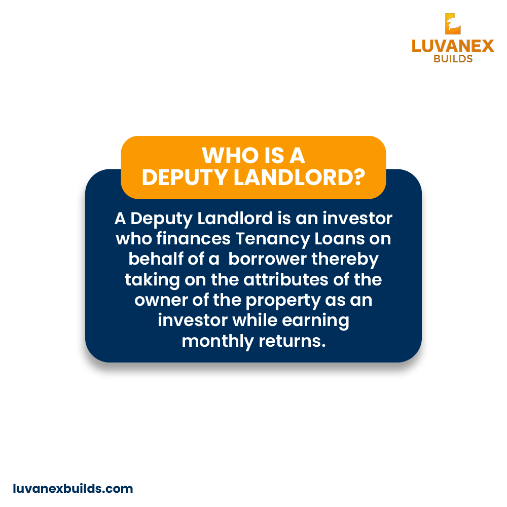 LuvanexBuilds's tweet photo. Now you know who a 'Deputy Landlord is!

Call/Whatsapp +2348166203701 to speak with our representative or visit https://t.co/mw249h7g2v to invest in the'Deputy Landlord' Program and earn monthly returns.

#LuvanexBuilds #DeputyLandlord #InvestmentGoals #RealEstateInvestment https://t.co/liaJZyf6fT