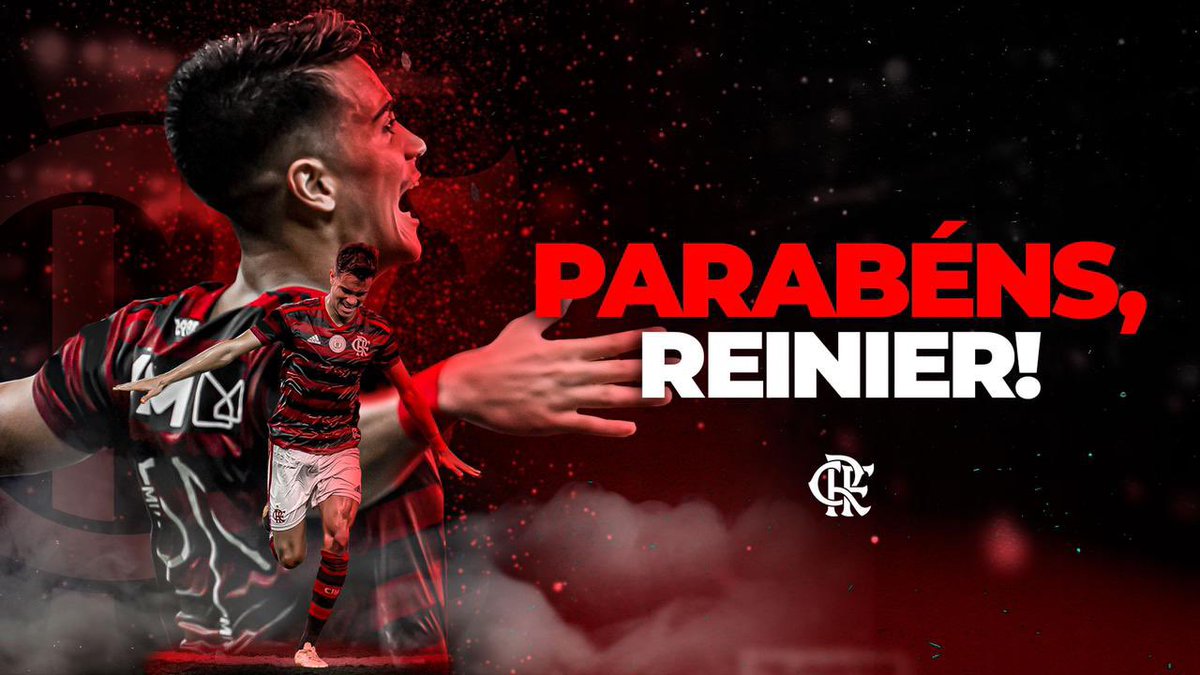 Flamengo's tweet image. Hoje também é aniversário do nosso cria @ReinierJesus20, que fez parte do ano mágico do Mengão em 2019. Parabéns, felicidades e SRN, garoto! #CRF