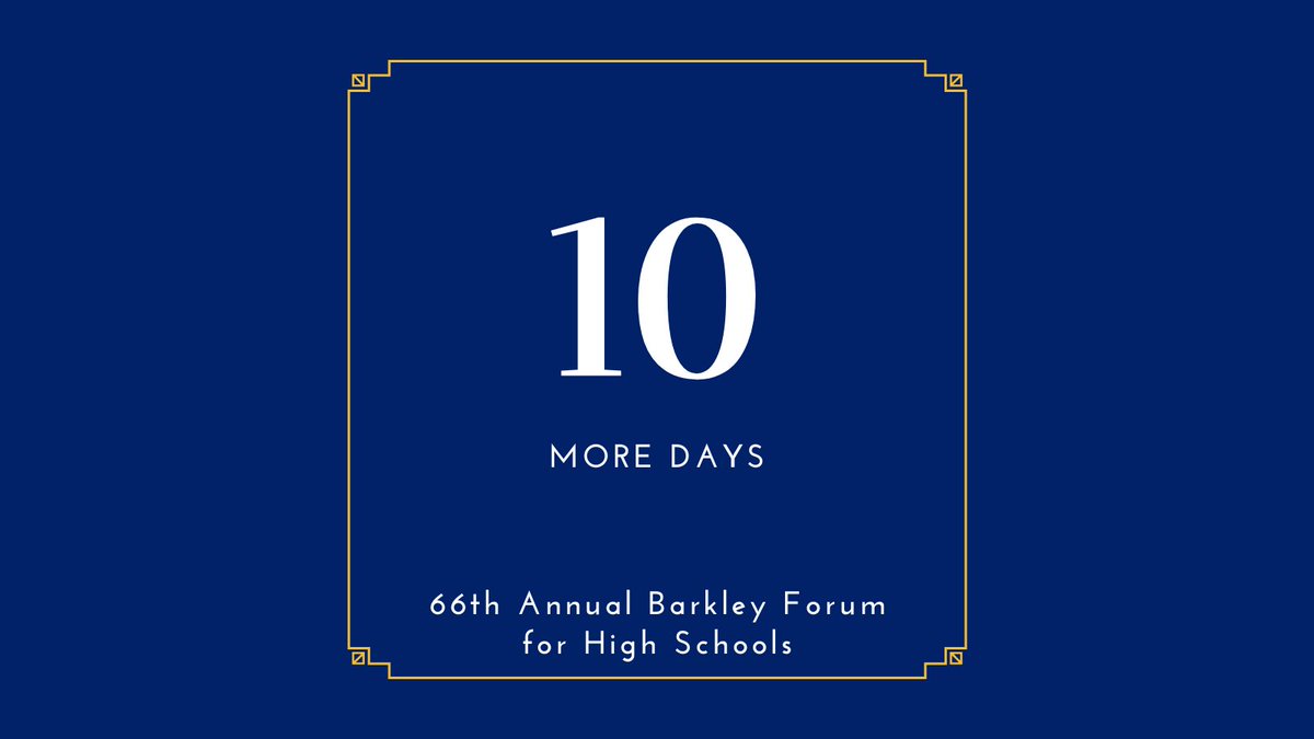 emorydebate's tweet photo. 10 more days until the BFHS! Make sure you tell your peers to follow us as we share some BFHS facts and memories.
#virtualBFHS #BFHS2021 https://t.co/VhlkKzaey5