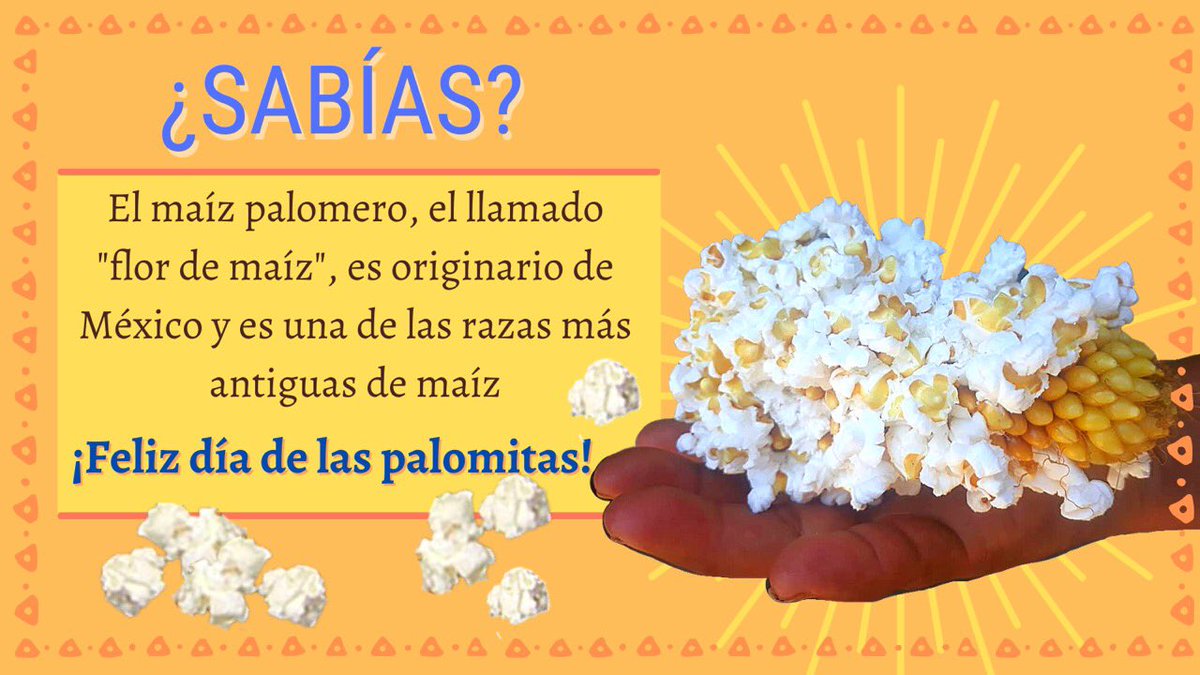 ¡Feliz #DíaDeLasPalomitas! 🍿🌽💛
