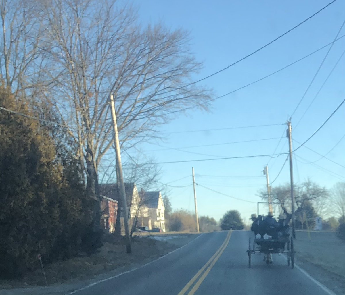 Downtown Whitefield Maine and the Amish Question: