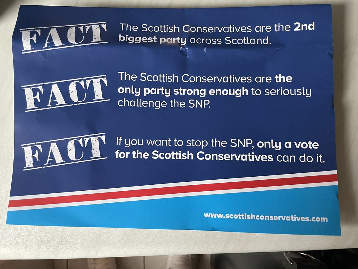 zeroberto1886's tweet photo. Just got this pile of muck through the door. Only fact is that tories are only interested in their own gain. #feedtheweans https://t.co/InThIBbfz1