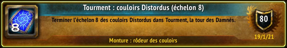 Velvetshadow's tweet photo. Ok ça, c'est fait. [Tourment : couloirs Distordus (échelon 8)]  #Warcraft #WarFury https://t.co/SCtwMoZYiz