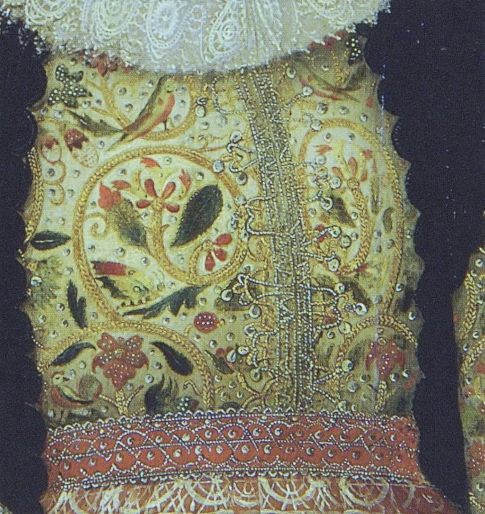 3/3 The embroiderer's brilliant artifice, remade by the painter's.