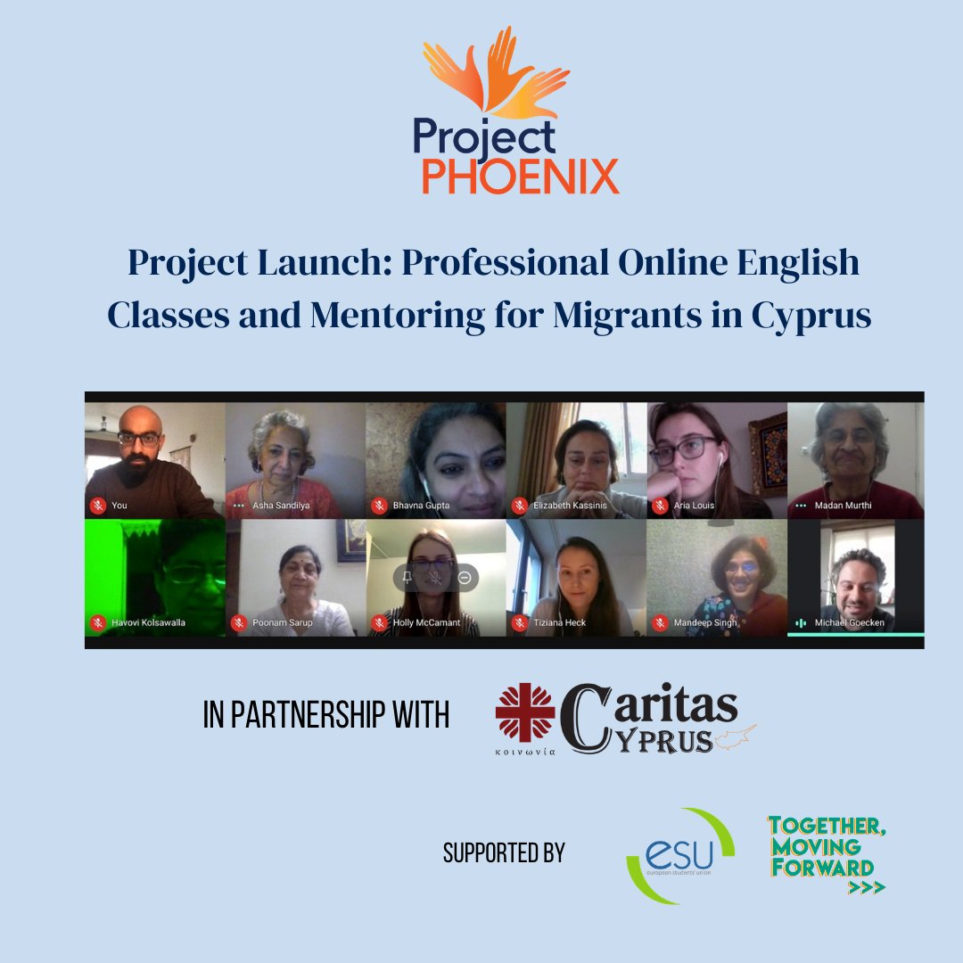 We're excited to announce our latest project launch, Professional English and Mentoring for Migrants in Cyprus, supported by <a href="/ESUtwt/">European Students' Union (ESU)</a> and <a href="/ESU4Refugees/">ESU 4 Refugees</a>. This program connected asylum seekers in #Cyprus to ELT professionals in India. More coming out soon.