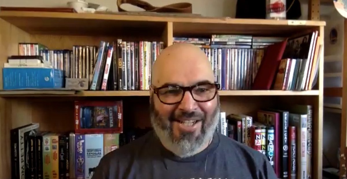 SolConOhioState's tweet photo. Our Central Coordinator, Katlin Marisol Sweeney, interviewed SOL-CON veteran Jaime Crespo for BCAF 2021 about his web comics, social media, vlogs, and slice-of-life cartooning. You can catch the interview here:  https://t.co/t5dyr5bCc7 https://t.co/uEaiWvfZ4k