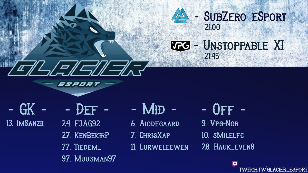 Jumping over to the 2nd night of the season! 
Some though games yesterday, will bounce to a winning streak today! 💪

<a href="/ARCTICACL/">Arctic League</a> 
<a href="/OfficialVPG/">Virtual Pro Gaming</a>