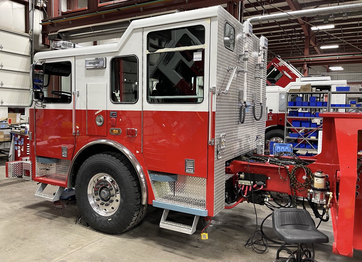PhillyFireDept's tweet image. Our new tower ladders are coming along!