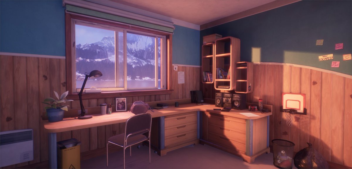 DONTNOD_Ent's tweet image. #TellMeHow 
Fireweed Residential Center is an important location in @TellMeWhyGame… Take a look at these screenshots, one of the places designed by Lilian Helsly, Environment Artist ✨

Check out more of his work on his Artstation:  artstation.com/artwork/kDeyQA