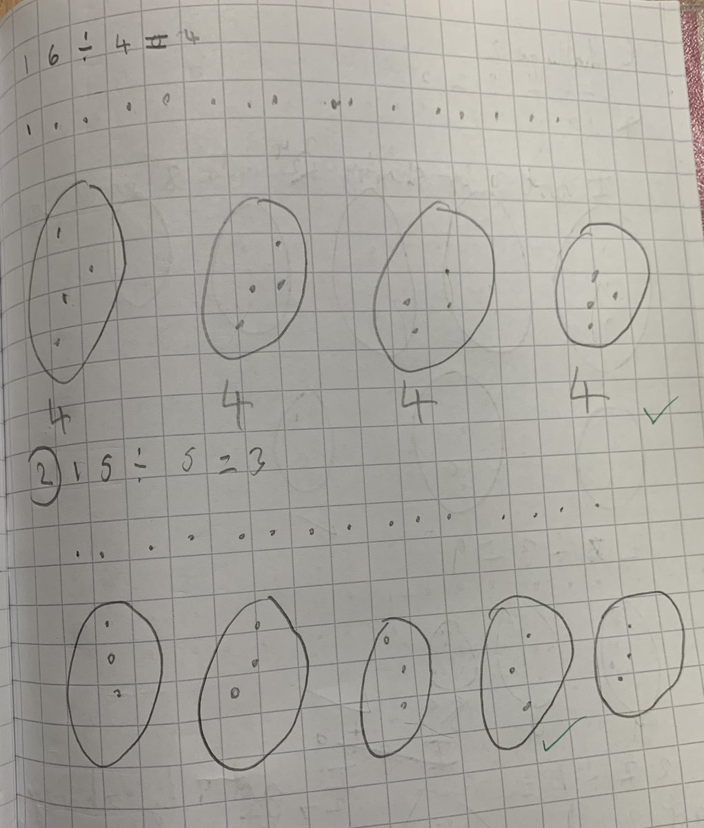 JCAWakefield's tweet photo. Year 3 have been working brilliantly at home and in school on their maths. We are starting our new learning on dividing this week and the children have shown just how much they can remember from sharing into equal groups! Isn’t their work spectacular? 🤓#maths #weareexperts https://t.co/sipYqfEAXU