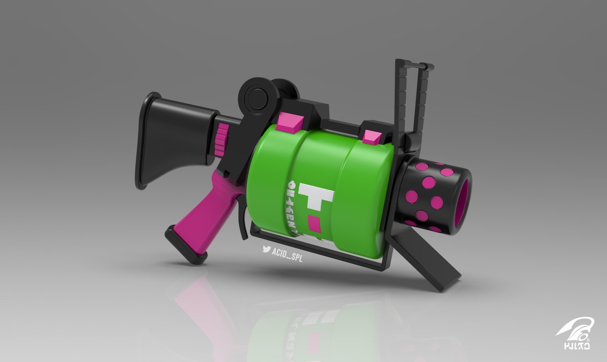 Acid_spl's tweet photo. Reminder that I do 3D Visuals, if you are interested in custom piece, DM me.
#NintendoSwitch #Splatoon2 #WeaponsofSplatoon https://t.co/JzO3Zol7pu