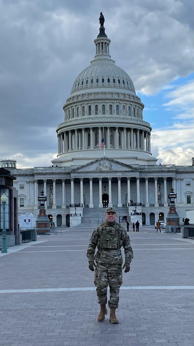 Sending our thanks to Superintendent @john_bryk who is one of the over 25,000 Airmen & Soldiers of the National Guard that are in DC to assist with security for the inauguration of President-elect @JoeBiden. Check out Superintendent Lt. Col. John Bryk’s connection to this effort.