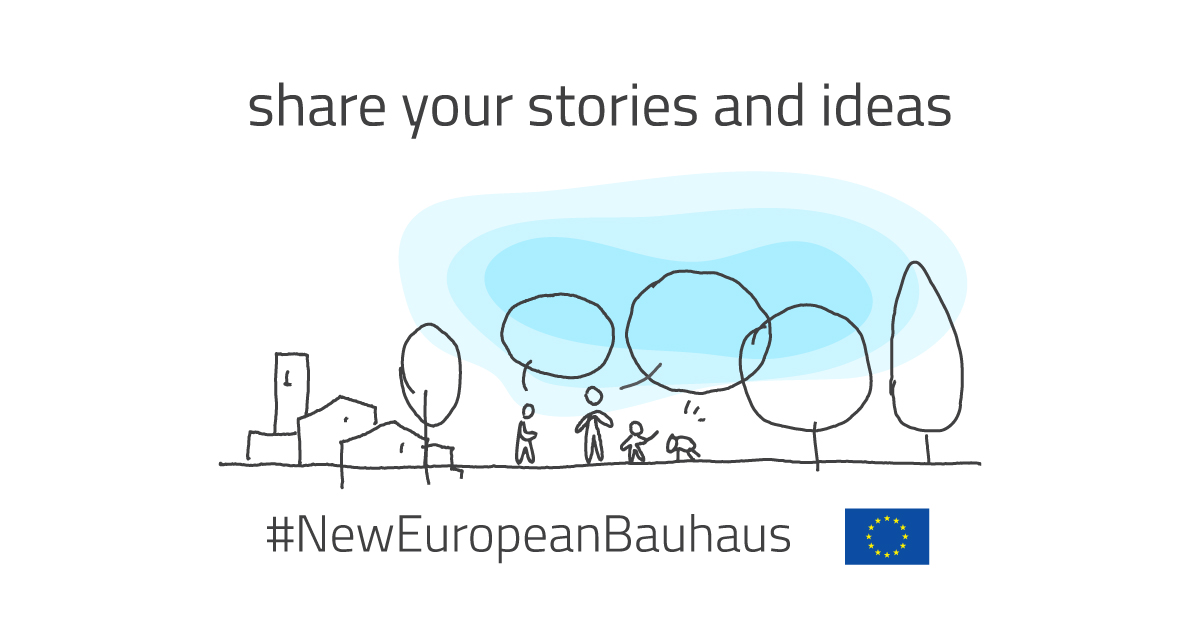 EU_JRC's tweet photo. Do you want to build a greener, more beautiful &amp; inclusive future together?

Be part of the #NewEuropeanBauhaus!

Objectives? 
💡reimagine our ways of living
🔗connect art &amp; science 
🌿bring #EUGreenDeal closer to the 💚of people

➡️ https://t.co/wIQQAIAtKB

#StrongerTogether https://t.co/A6tF41qSdS
