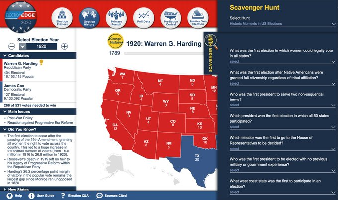 2ndAveLearning's tweet photo. There is so much for social studies and civics teachers to unpack, we hope our products like @ElectionEdge can help you do just that!!! #ElectionEdge #sschat #History #Civics #SocialStudies 
https://t.co/QDjEH0YuLS https://t.co/UXkCl8tcqM