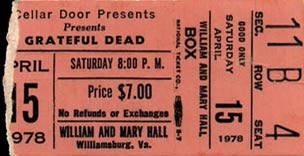 HeyItsGregA's tweet photo. Grateful Dead • 1978-04-15 • William and Mary College Hall, Williamsburg, VA, USA
🎶https://t.co/APd8y3TQ7q
#GratefulDead⚡️#DeadOfTheDay https://t.co/mPBzrzq4fw