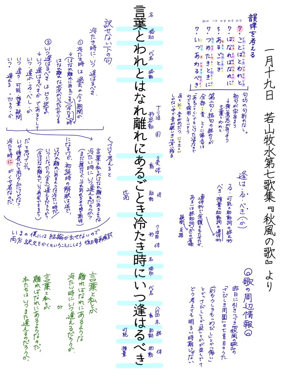 若山牧水 短歌写経bot 手動 21年1月19日 若山牧水第七歌集 秋風の歌 より 言葉とわれとはなれ離れにあるごとき冷たき時にいつ逢はるべき 若山牧水 短歌写経bot 手動 21年1月19日 若山牧水第七歌集 秋風の歌 より 言葉とわれとはなれ離れにあるごとき冷たき時にいつ逢はるべき