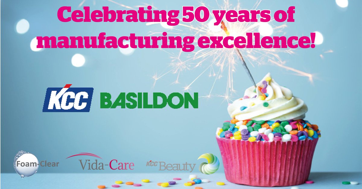 We are very proud, this year, to be celebrating 50 years of innovation, hard work, dedication and fantastic staff, customers and suppliers. kcc-basildon.com

#HappyBirthday #2021 #thankyou #Chemicals #UKmfg