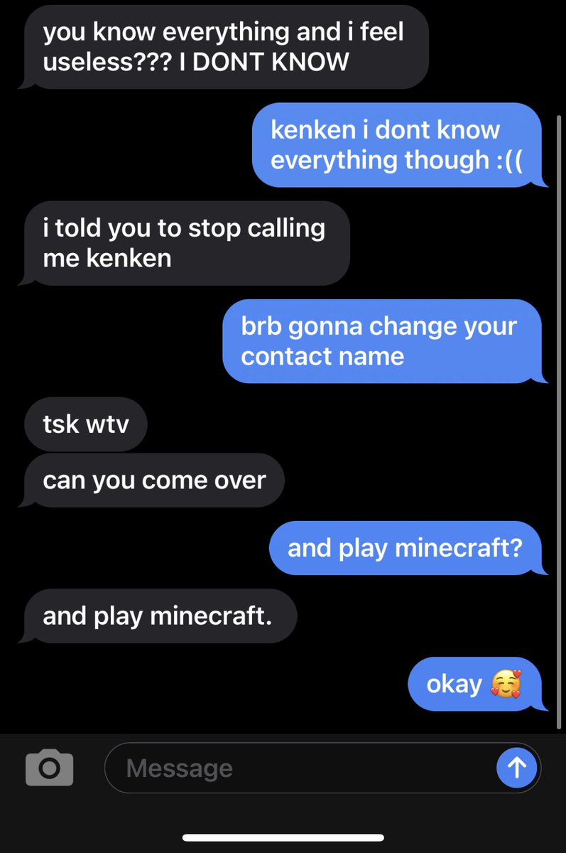 ⤨ kenma ( good ending ) ok i had no bad ending for kenma so i hope this is okay~